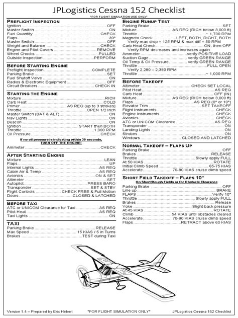 c152 checklist pdf.